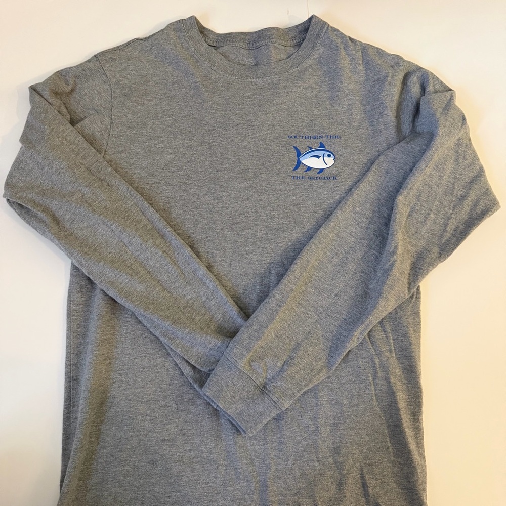 Southern Tide Gray Long Sleeve Shirt